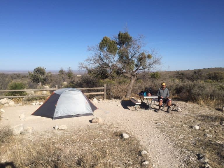 Pine Springs Campground in Guadalupe Mountains National Park