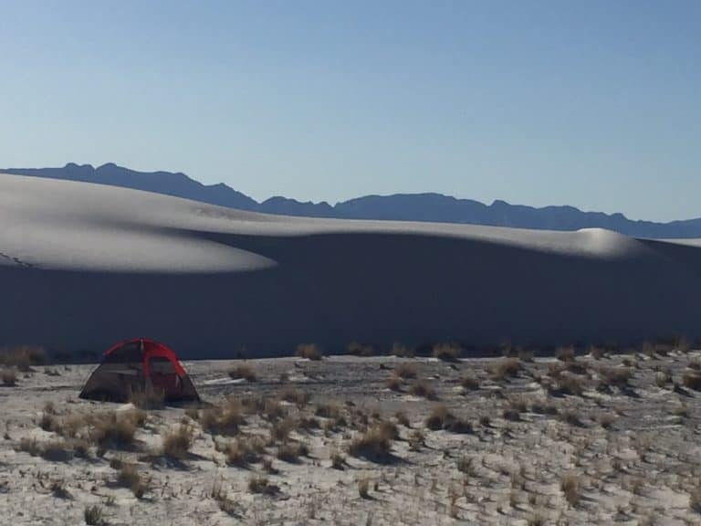 Our backcountry campsite – not too bad right?