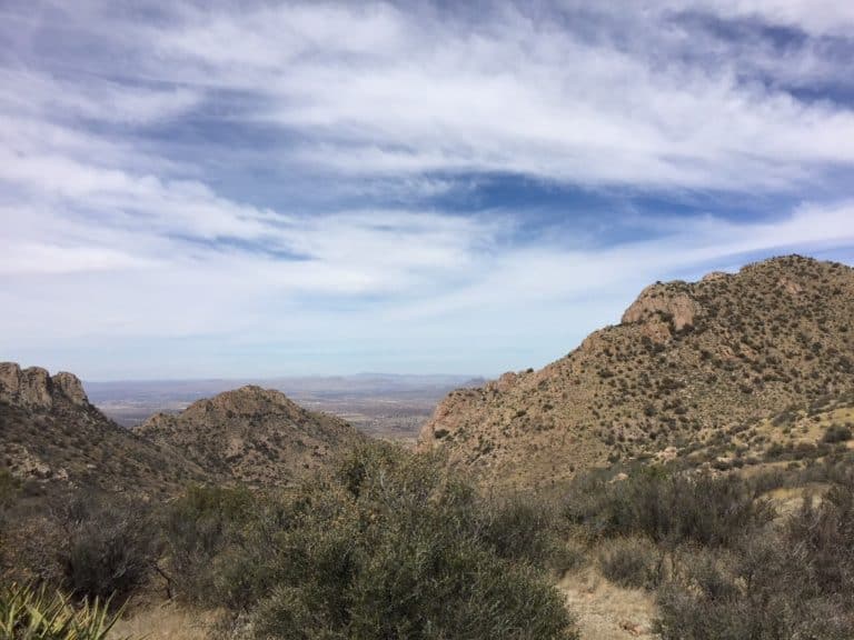 View from Baylor Pass Trail