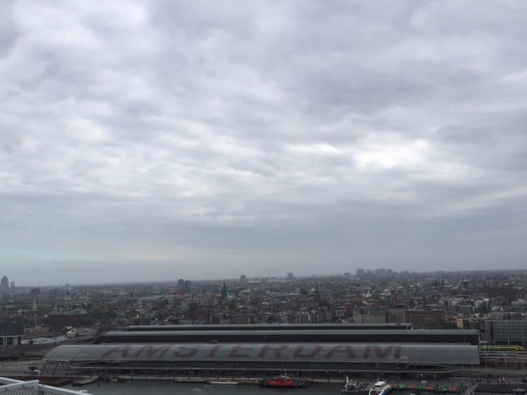 Amsterdam, Holland 31 - view from top of A building