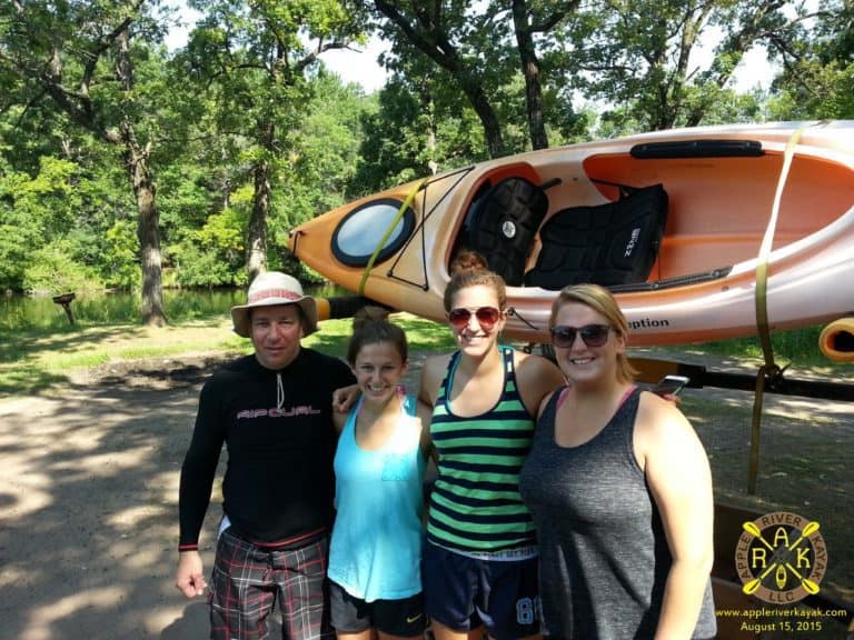 We rented from the Apple River Kayaks LLC.