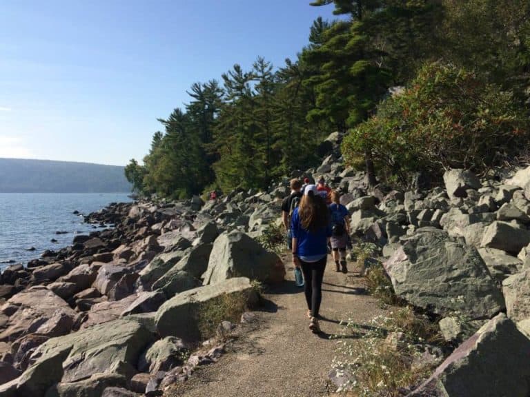 Hiking around Devil's Lake