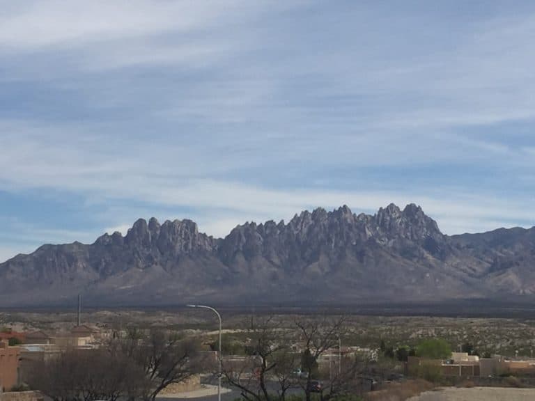 The Organ Mountains – The beautiful mountains we could see from our apartment and work in Las Cruces!