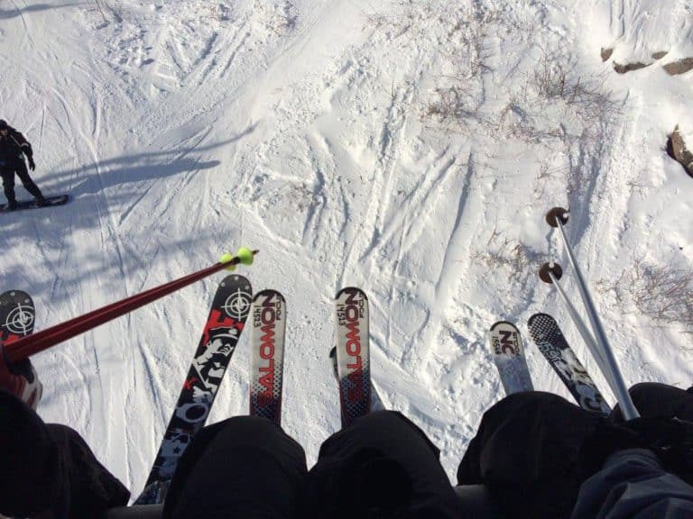 Chairlift vantage point