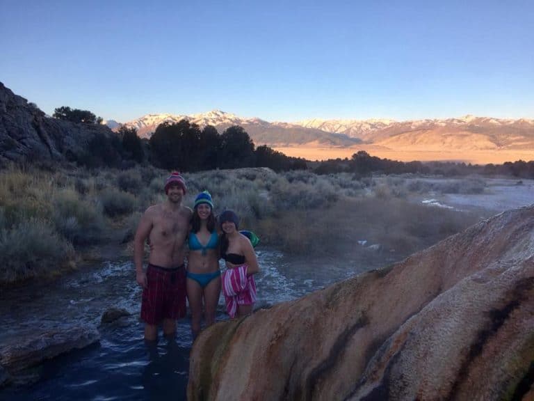 Travertine Hot Spring during the sunrise!