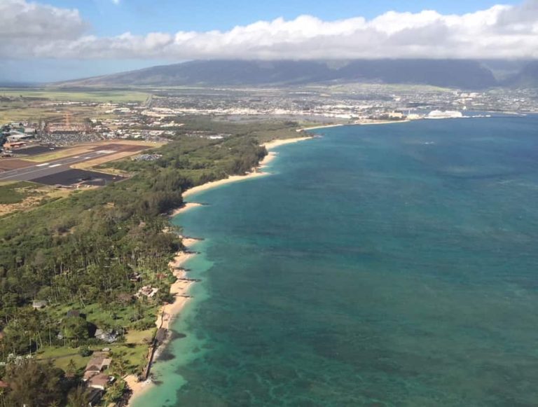 And wow is Hawaii beautiful from a bird’s eye view!