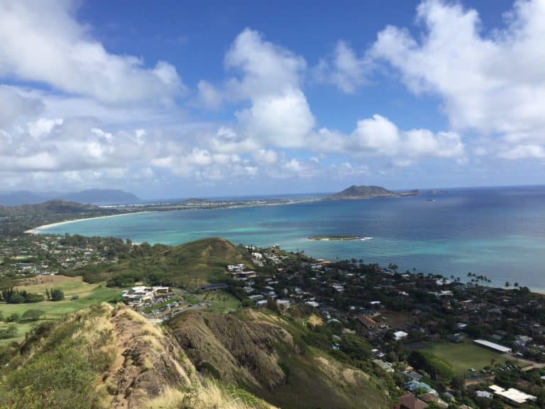 View from one of the old military “pill boxes.”