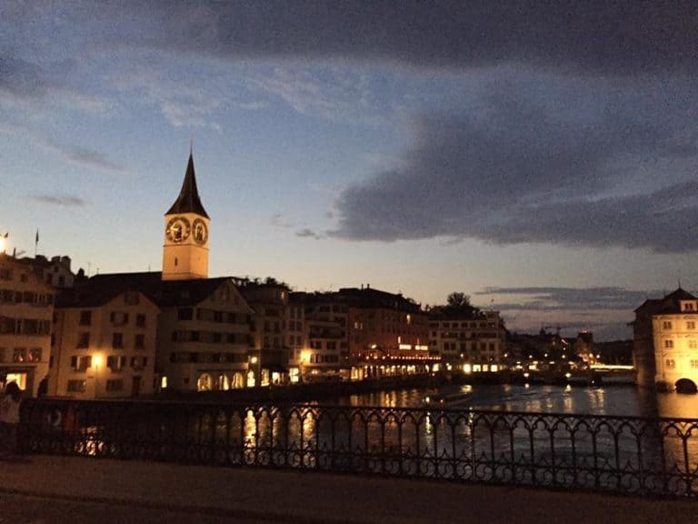 Switzerland at night