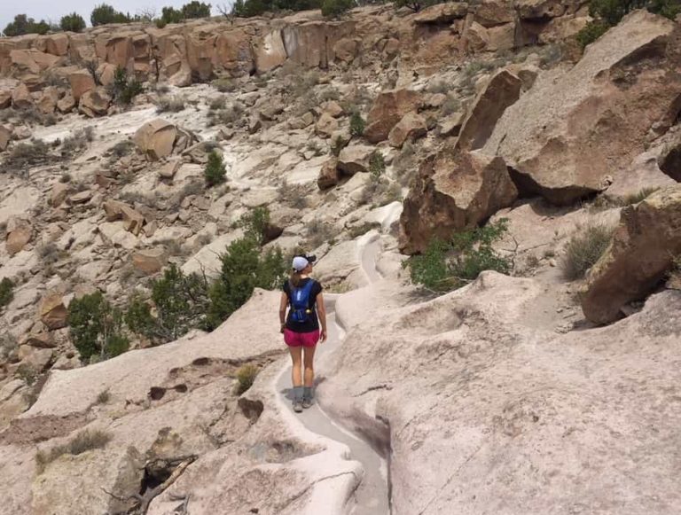 Trails created by the Ancestral Pueblo people