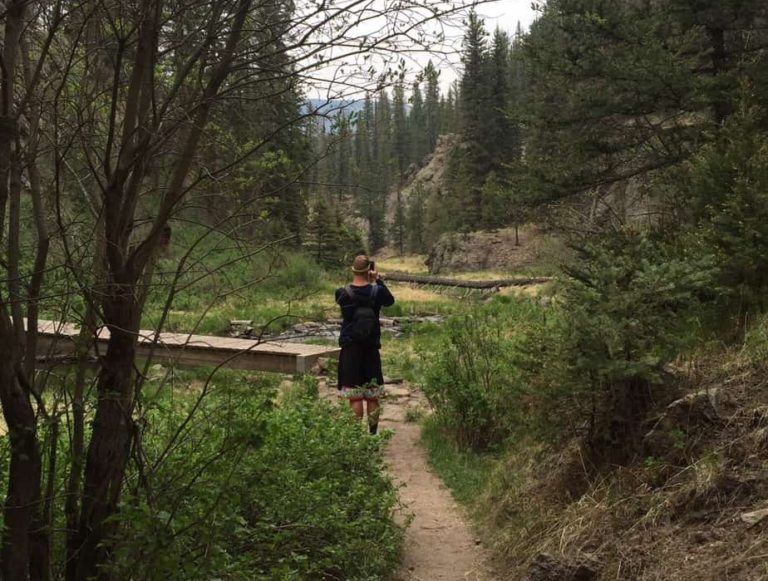 Caught him taking a picture in the Jemez!