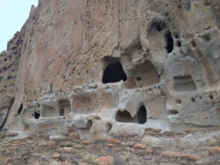 Caves in Tuff rock