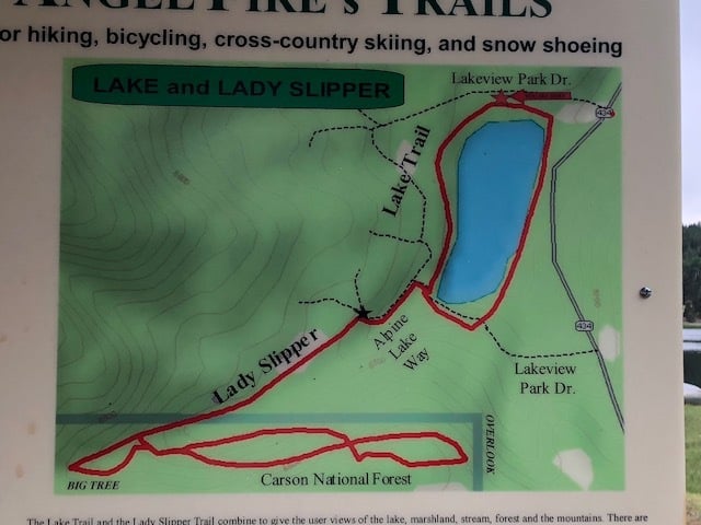 Lake Trail and Lady Slipper Trail