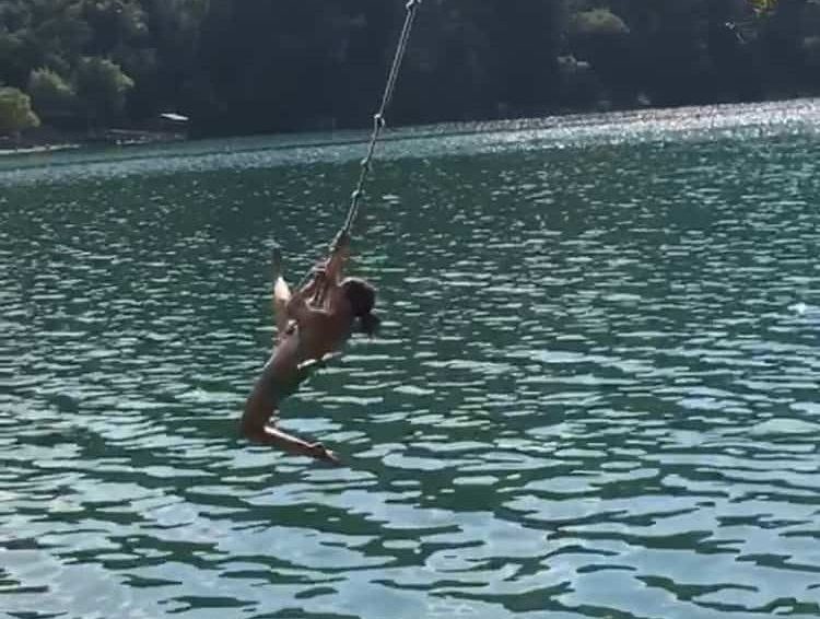 Found a rope swing!