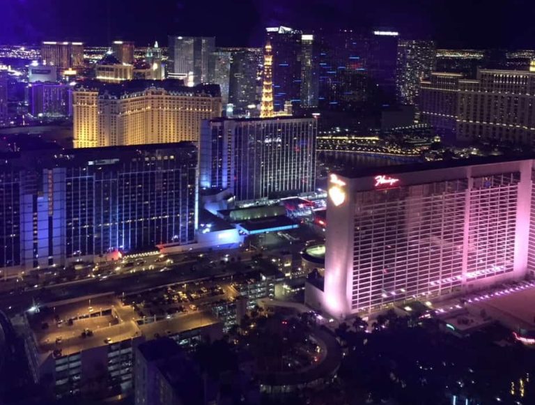 View from the top of the High Roller