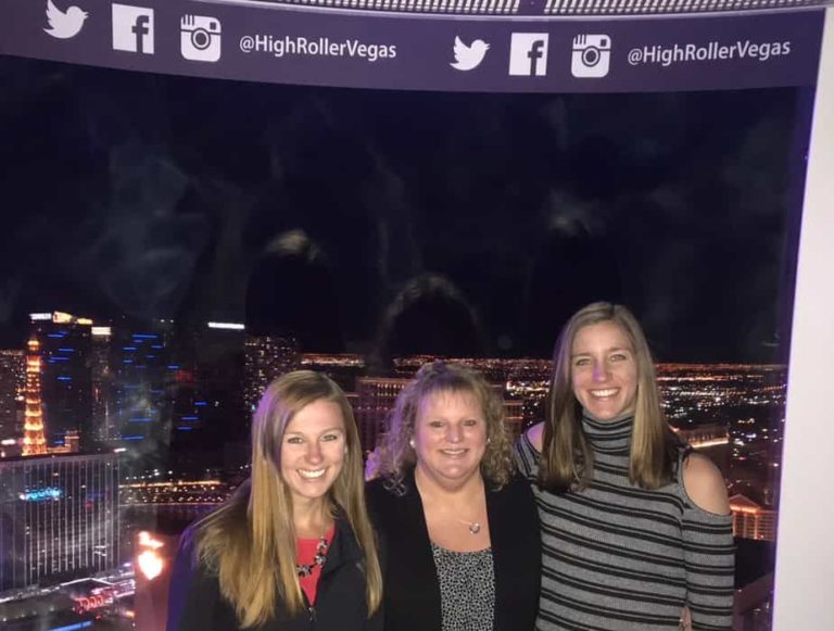 Inside the High Roller - Great view of the city!