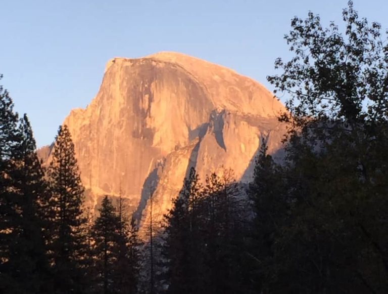 Half Dome in the evening!