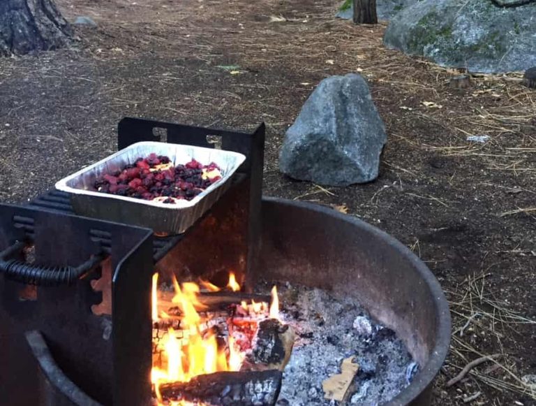 Breakfast over the fire!