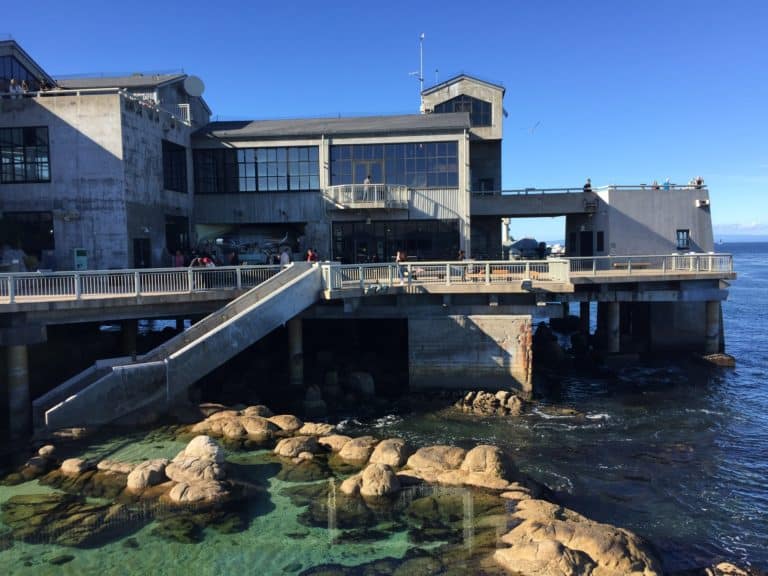 The back deck of Monterey Aquarium