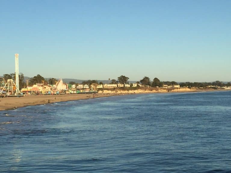 View from the pier.