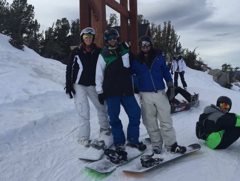 Boarding crew at Heavenly