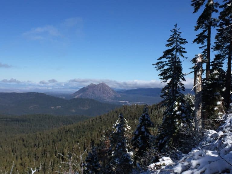 Black Butte: the largest of Mount Shasta's satellite volcanic peaks.