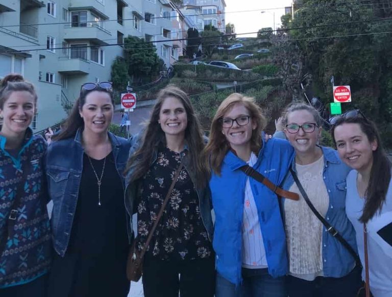 Lombard Street - Can you see all the zig zags?