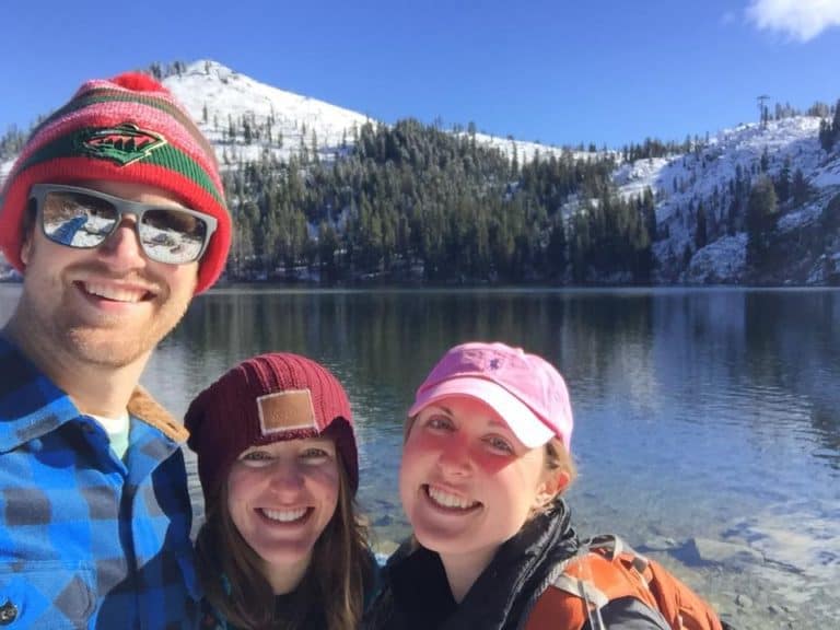 Exploring with one of our favorite hiking buddies, Nyssa.