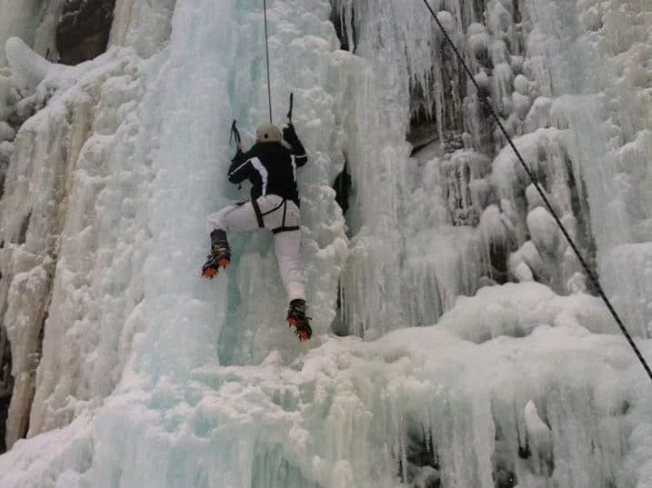 Ice climbing :)