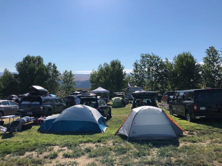 Our campsite at The Gorge.