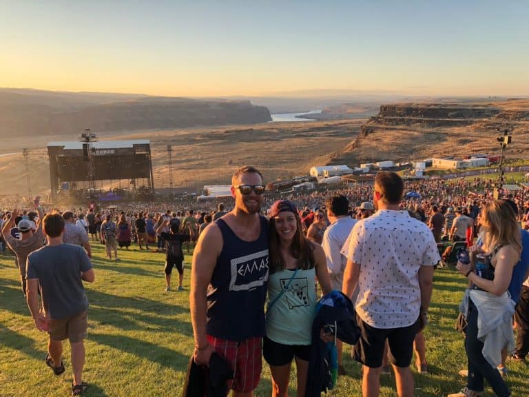 Phish concert at The Gorge!