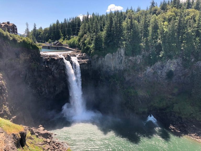 Snoqualmie Falls - The most visited waterfall in Washington.