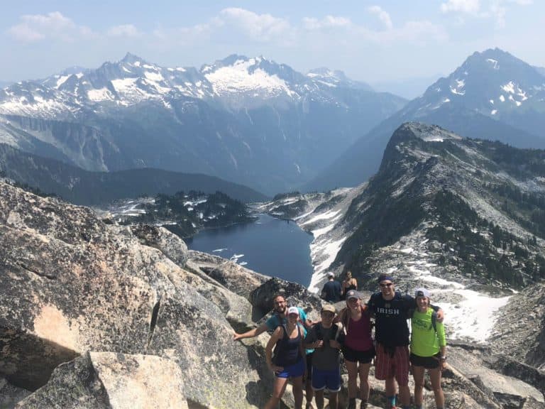 Hidden Lake Trail Summit with the crew!