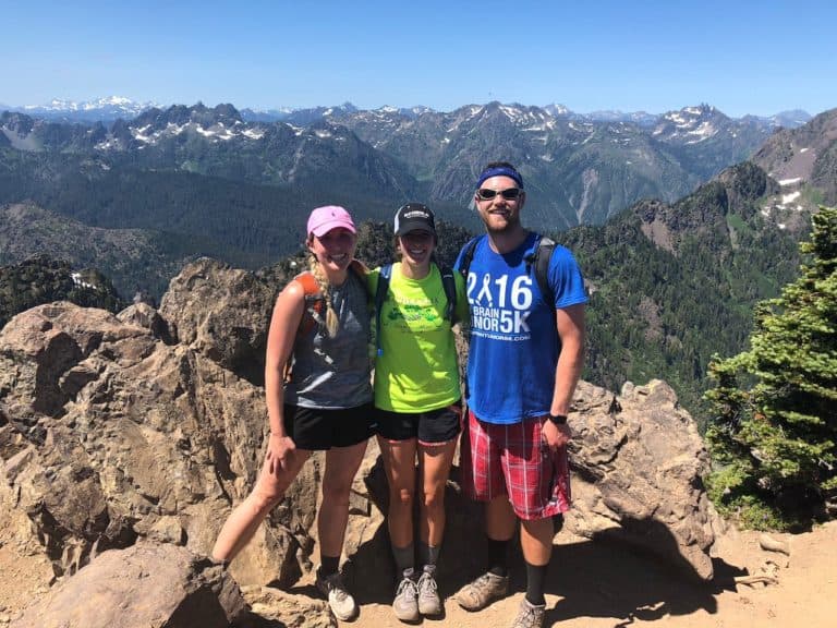 Olympic National Park behind us.