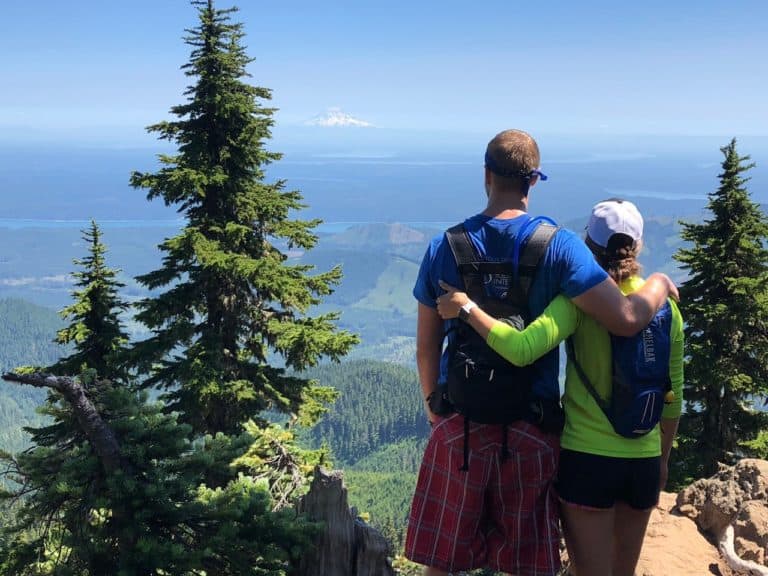 A gorgeous lookout on the Mount Ellinor Trail!