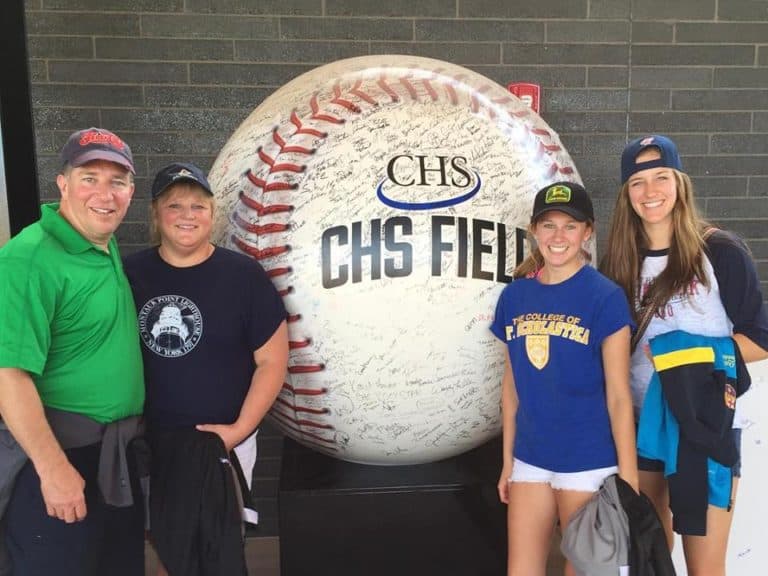 St. Paul Saints game at CHS field