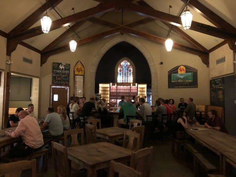 A brewery in a prior chapel!