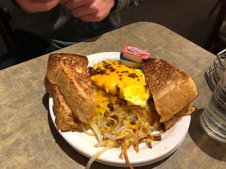 The Bird's Nest with their delicious homemade bread!