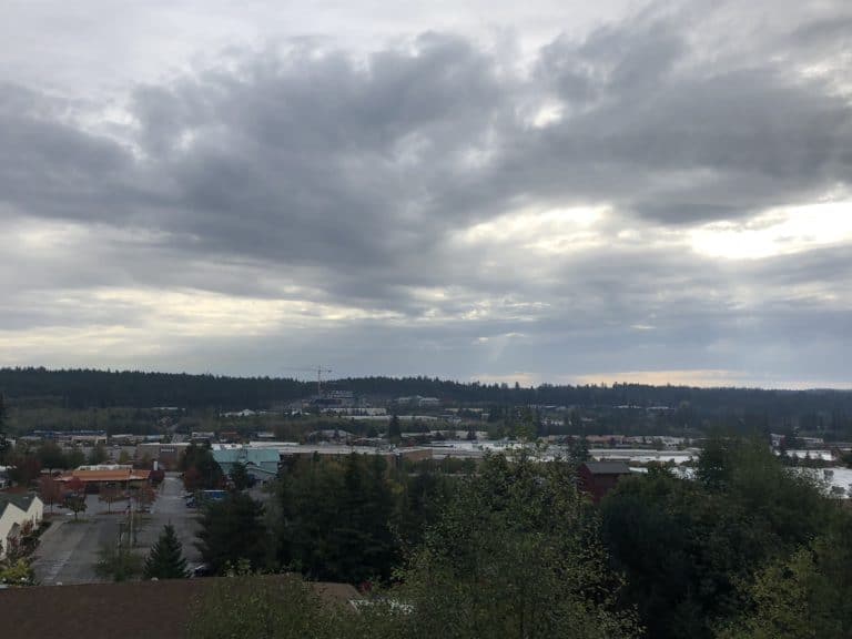 View of Silverdale from Oak Table Cafe