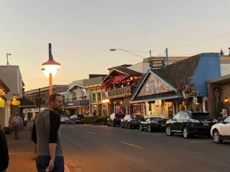 Downtown Poulsbo: a Scandinavian community