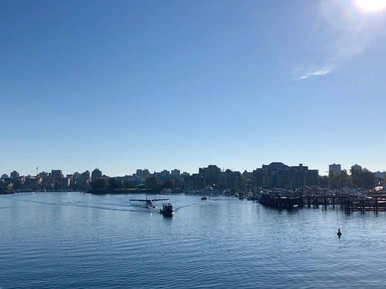 Arriving in Victoria Harbor