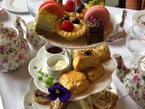 3 tiers of tasty treats included in our traditional afternoon tea!