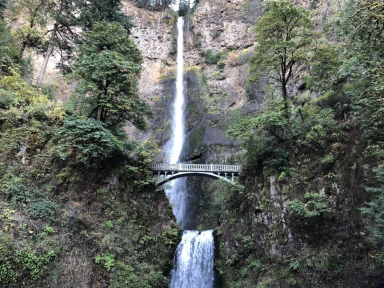 Multnomah Falls a bit closer.