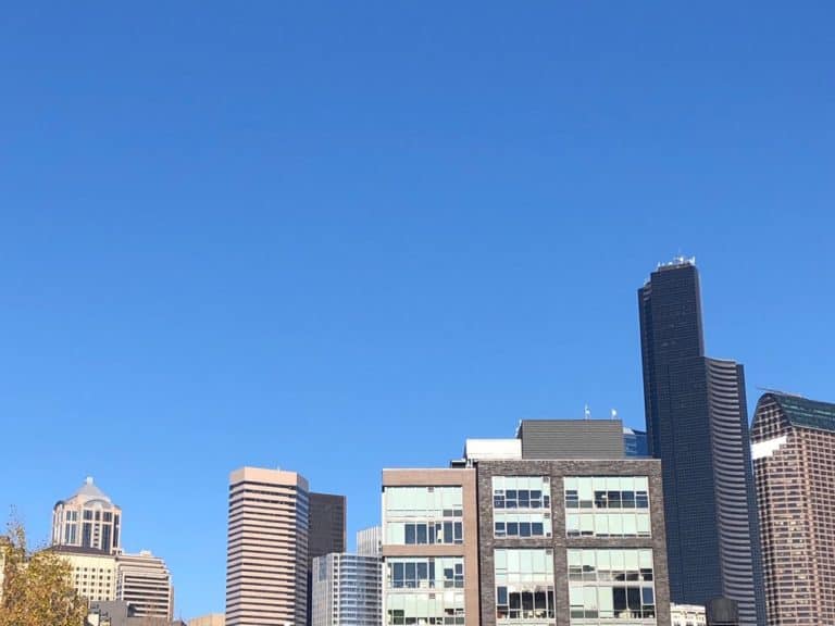 That black building, the Columbia Center, is the tallest building in Seattle.