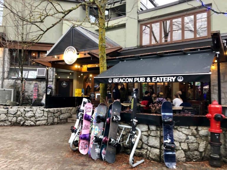 Beacon Pub & Eatery in the Whistler Village Centre