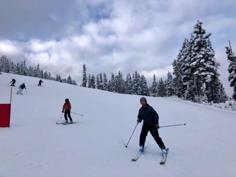 Instead of carving turkey on Thanksgiving this year, we carved some powder!