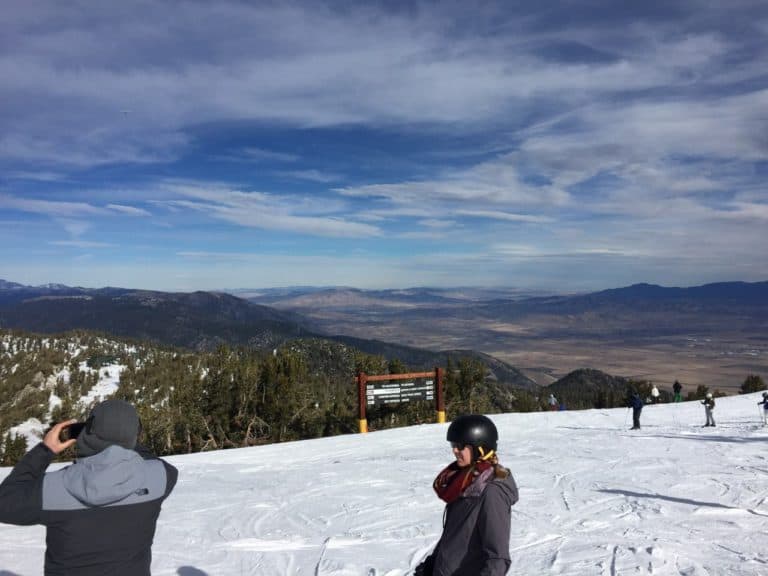 Looking over at the Nevada side from Heavenly