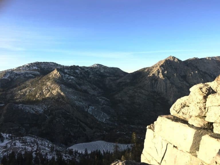 Looking west from Maggie's saddle