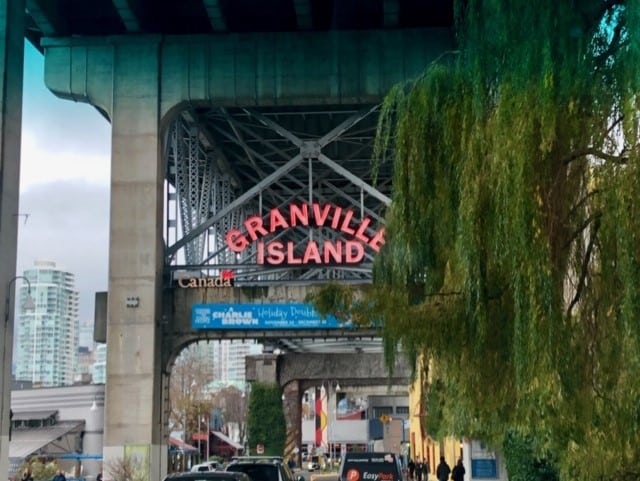 Granville Island: an arts district filled with shops, theatres, restaurants, and bars!