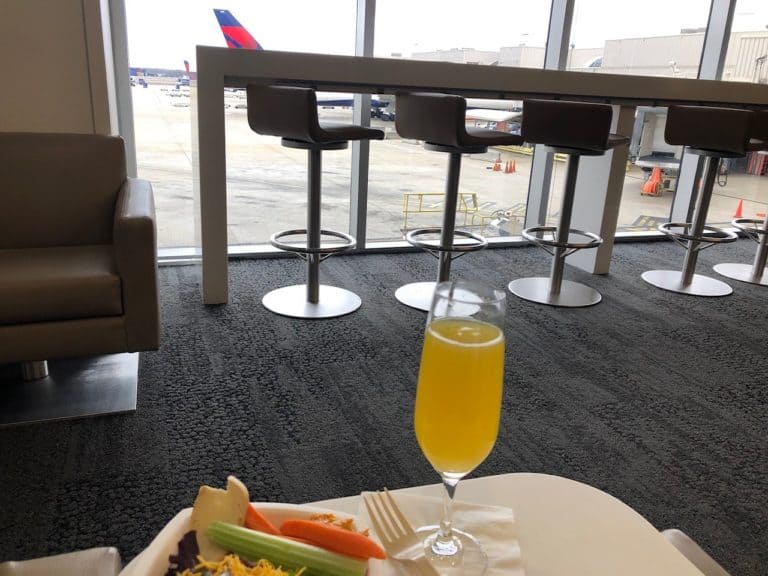 Our first Delta Club experience!