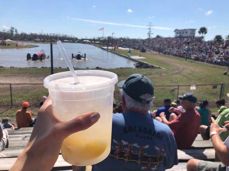 Swamp Buggy culture includes tubs of fresh-squeezed lemonade!